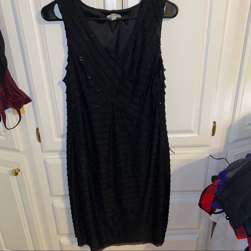 Black Sequin Dress